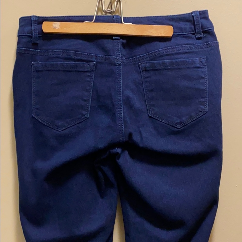 ✨NEW✨DARK BLUE SKINNY JEANS / JEGGINGS - Picture 9 of 12